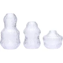 Hübsch Fuyu Vasen transparent, Glas
