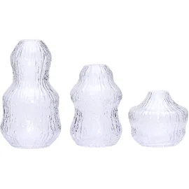 Hübsch Fuyu Vasen transparent, Glas
