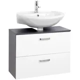 WELLTIME Waschbeckenunterschrank Texas 70 x 0 x 0 cm Grau