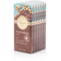 Venchi - Venchi - 6er Packung Vollmilchschokolade und Haselnusstafel, 600 g - Glutenfrei