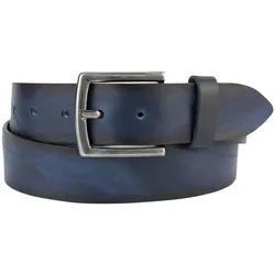 Ledergürtel BERND GÖTZ, Damen, Gr. 85, blau (dunkelblau), Rindsleder, klassisch, Gürtel, Lederguertel mit zeitlos aktueller Farbauswahl