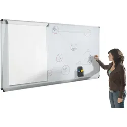 Whiteboard aus Stahl, Serie ST, weiß