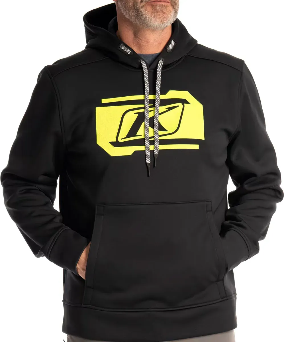 Klim Zone, sweat à capuche - Noir/Jaune Néon - 3XL