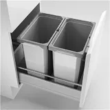Naber Cox® Box 360 S/400-2, ohne Biodeckel, hellgrau.