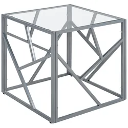 Beistelltisch ORLAND Glas Silber