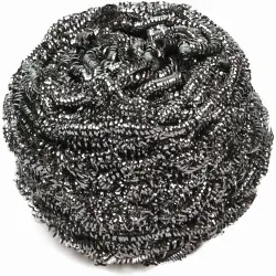 Hygoclean® Edelstahl-Spiral-Topfreiniger Silber 30202 , 1 Karton = 10 x 10 Stück, 40 g