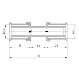 Wavin Tigris K5 Kupplung 16mm