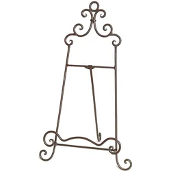 Kochbuchhalter AMBIENTE HAUS "Staffelei aus Eisen 41cm", braun, T:41cm, Schmiedeeisen, Buchstützen