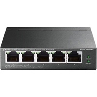 TP-LINK TL-SF1005LP 5-Port 10/100Mbps Desktop Switch mit 4-Port PoE