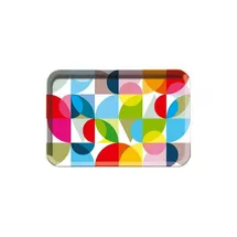 REMEMBER Tablett Solena 22,5 x 33 cm Kunststoff Bunt S (Small)