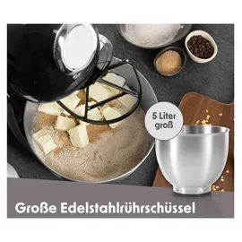 GOURMETmaxx Knetmaschine schwarz