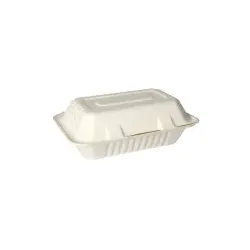 Papstar Menüboxen, Zuckerrohr, mikrowellengeeignet 89884 , 1 Packung = 500 Stück