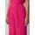 s.Oliver Plissierter Jumpsuit aus Chiffon mit Bindegürtel - pink - 40