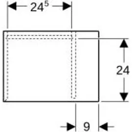 Geberit iCon Seitenelement 37x40x27,3 cm