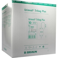 B. Braun Urimed Tribag Plus Urin-Beinbtl.500ml steril20cm