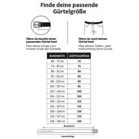 Tommy Hilfiger Herrengürtel Leder 3,5 cm breit Braun 110