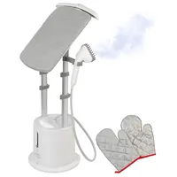 Sichler Haushaltsgeräte 2in1-Mini-Bügelstation und Dampfglätter mit Bügelbrett, 2.280 Watt