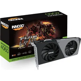 Inno3D GeForce RTX 4060 Twin X2 OC 8 GB GDDR6 N40602-08D6X-173051N