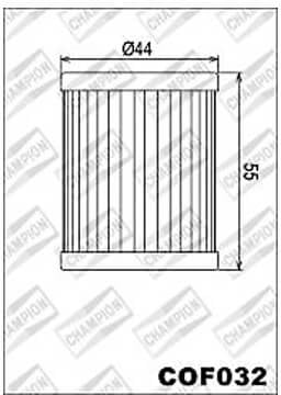 CHAMPION Ölfilter für ARCTIC CAT/ SUZUKI/YAMAHA COF032