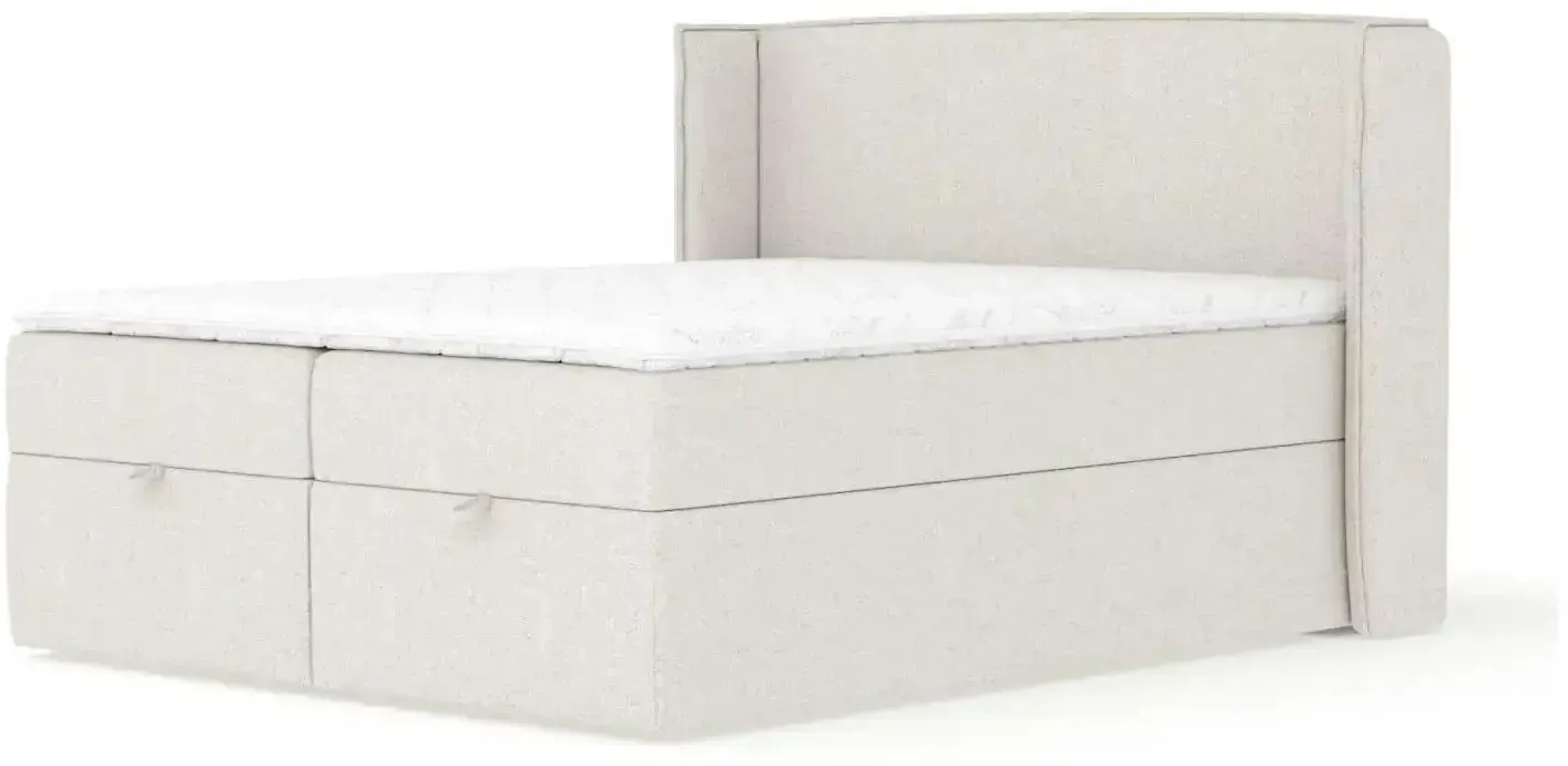 maison de rêve Boxspringbett mit Stauraum  Passion , beige , Maße (cm): B: 198 H: 117