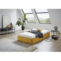 Westfalia Schlafkomfort Polsterbett "Osaka", gelb (sonnengelb), B:105cm L:205cm, Bezug: