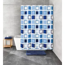 KLEINE WOLKE Duschvorhang Clipper 120 x 200 cm azurblau