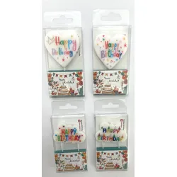 Kerzen-Set HAPPY BIRTHDAY