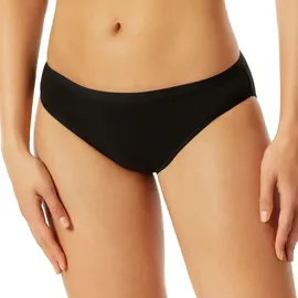 SCHIESSER UNCOVER by SCHIESSER Damen Slips im Pack - Tai, Soft Cotton, Vorteilspack Schwarz 2XL