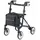 Bischoff & Bischoff Alevo Alu Rollator faltbar mit stabilem Sitz 58,5 cm blau