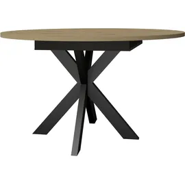 Mäusbacher Ausziehtisch 110 x 76 x 110 cm schwarz