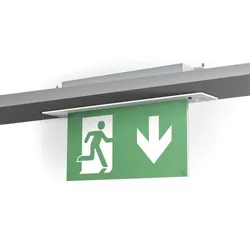 LED-Notleuchte L-LUX Standard, Deckeneinbau, Betriebsdauer 3 Stunden