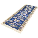 Morgenland »Kelim Teppich Gizeh«, rechteckig, reine Baumwolle, blau