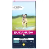 Eukanuba Grain Free Adult Small / Medium Breed Huhn - 12 kg