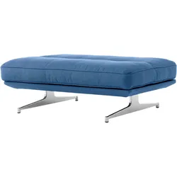 &Tradition Inland AV32 Pouf, polished aluminium / vidar 733