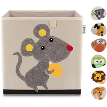 Lifeney Faltbox Aufbewahrungsbox 33 x 33 x 33 cm 1-tlg. beige