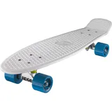 Ridge PB-27-White-Blue Skateboard, White/Blue, 69 cm