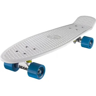 Ridge PB-27-White-Blue Skateboard, White/Blue, 69 cm