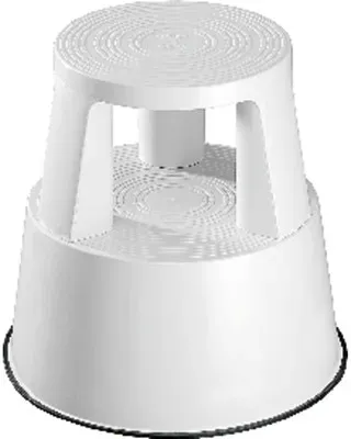 Rollhocker Step Kunststoff, lichtgrau - lichtgrau