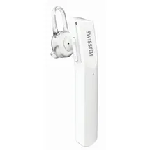 Swissten Ultraleichtes UL-9 Bluetooth-Freisprech-Headset mit MultiPoint - Weiß