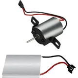 Kaminventilator-Ersatzmotor mit Stromgenerator, wärmebetriebenes Ofenventilator-Zubehör für 4-Blatt-Holz-/Holzbrenner-Ofenventilator