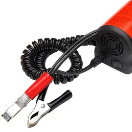 monzana Ölabsaugpumpe elektrisch 12V Kunststoff 5 l/min rot