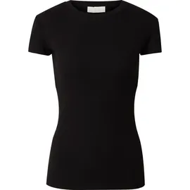 LeGer By Lena Gercke LeGer T-Shirt Cindy, LeGer by Lena Gercke Figurbetont mit Rundhalsausschnitt schwarz XS (34)