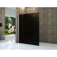 10 Mm Duschtrennwand Vacante-smoke 160 X 200 Cm