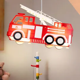 GLOBO LED Feuerwehr Auto Decken Pendel Lampe Leuchte Beleuchtung Kinder- Spiel- Zimmer