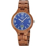 Master Time Herren-Funkuhr Specialist mit Holzband MTGW-10747-31W