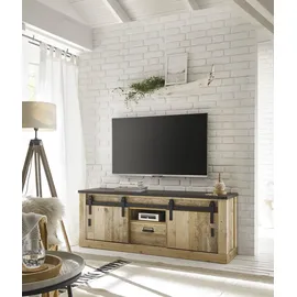 Home Affaire SHERWOOD Lowboard 161 cm Braun Holz