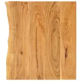 vidaXL Badezimmer-Waschtischplatte Massivholz Akazie 80x52x3,8 cm