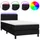 vidaXL Boxspringbett 100 x 200 cm Schwarz