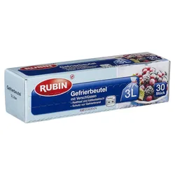 RUBIN Gefrierbeutel 4305615428970 transparent 3,0 l