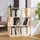 furnicato Bücherregal 80 x 25 x 101 cm Braun